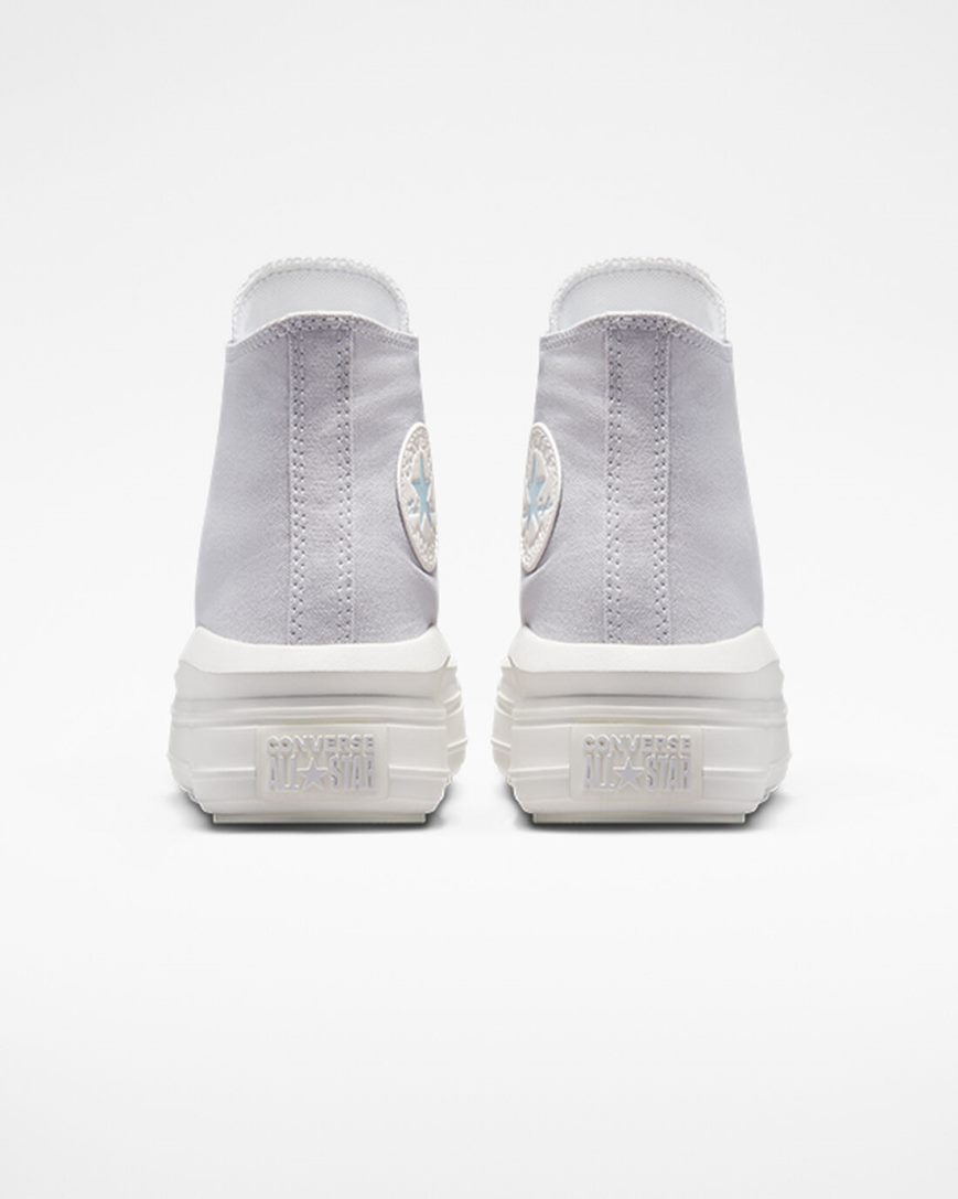 Topanky Na Platforme Converse Chuck Taylor All Star Move Vysoke Damske Nachový Biele | SK WKHSN0